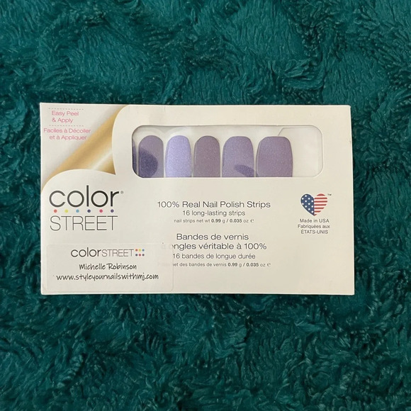 Color Street Nail Polish Strips Cosmic Cloud Rare, HTF, Retired - Picture 2 of 5